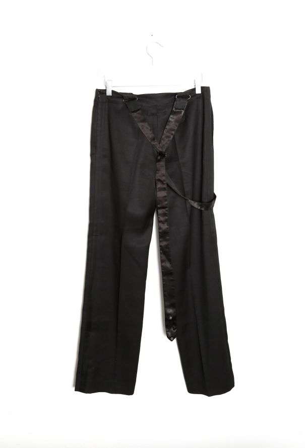 Jean Paul Gaultier 2003 Suspender Crêpe Smoking Trousers - 6