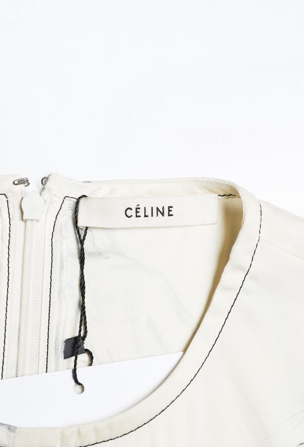 Céline F/W 2015 Wonderland Silk Dress - Rabbit print - 5