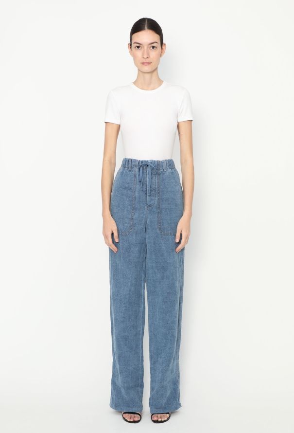 Loewe F/W 2016 Linen Trousers - 7