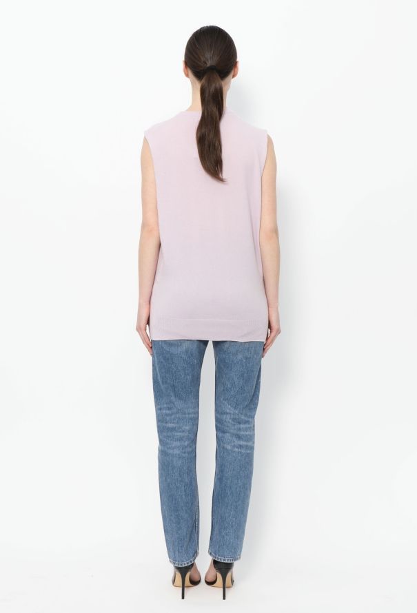 Jil Sander Sleeveless Cashmere Top - 3