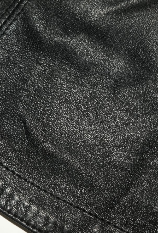 Alaïa RARE F/W 1983 Leather Wrap Skirt - 8