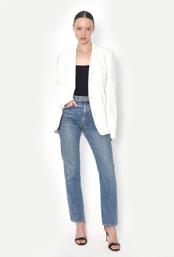 Raf Simons S/S 2008 Cinched Cotton Blazer - 6