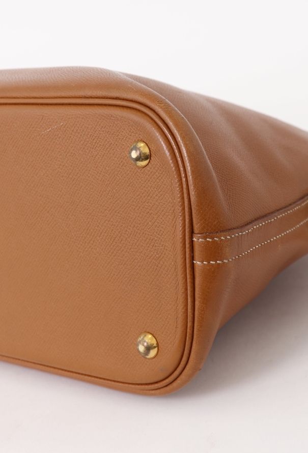 Hermès Gold Smooth Grain Calfskin Bolide 35 - 8