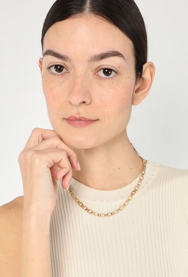 Vintage Fine Jewelry 1980s 18k Yellow Gold Chain Necklace - 4