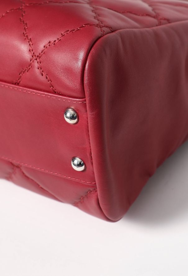 Chanel Double Stitch Hamptons Shopping Tote Bag - 9