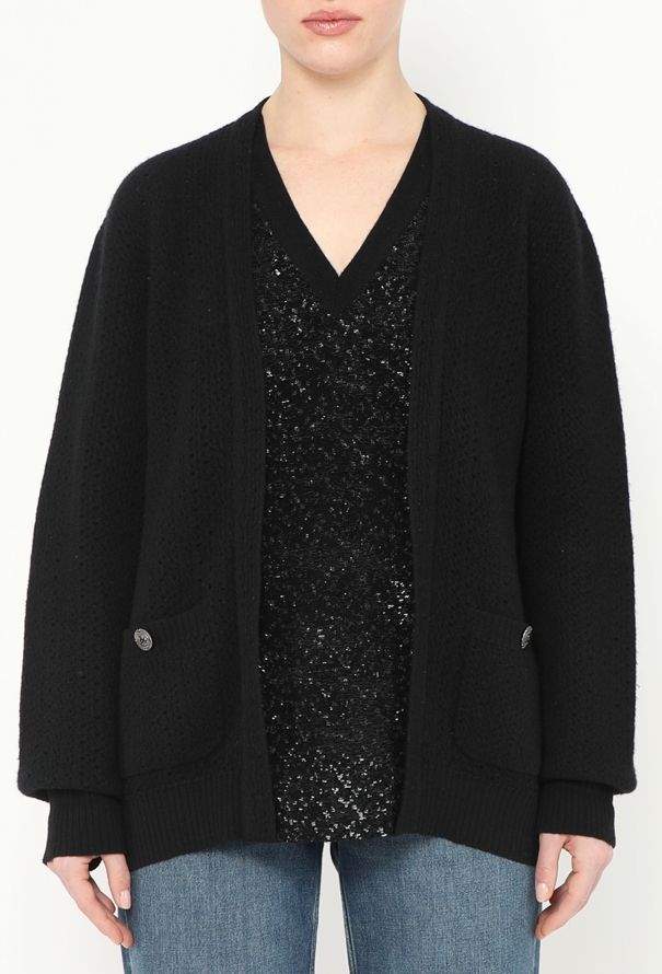 Chanel 2014 Trompe l'Œil Sequin Sweater - 1