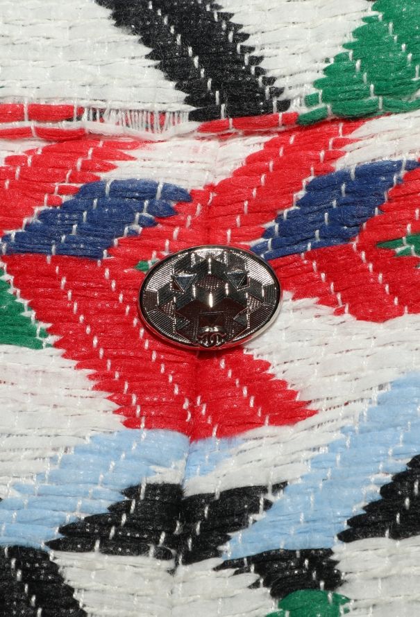 Chanel Campaign S/S 2016 Pleated Chevron Skirt - 7