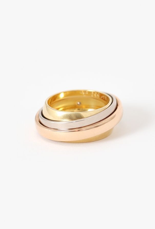Cartier Rare Vintage 18K Trinity Must Essence Ring - 4