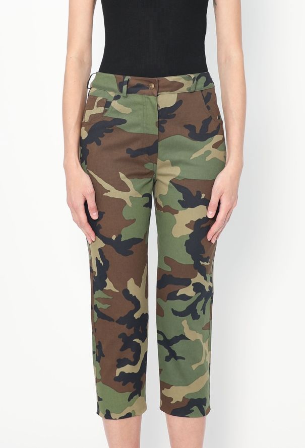 Christian Dior 2001 Cropped Camouflage Pants - 3