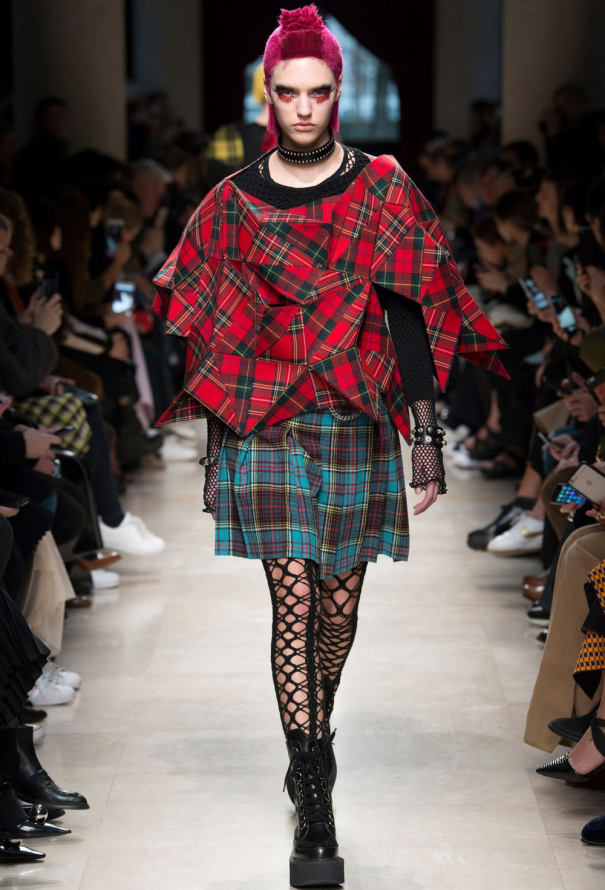 Junya Watanabe F/W 2016 Plaid Pleated Skirt - 2