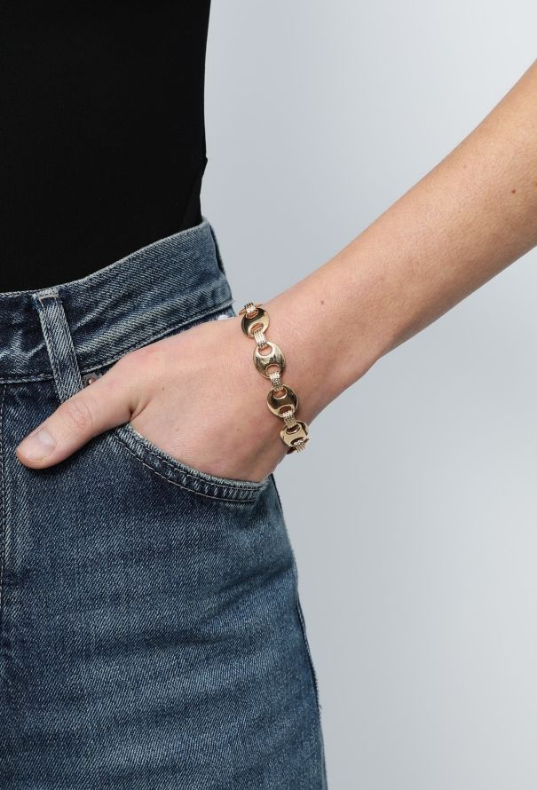 Hermès Vintage 18k Yellow Gold Bracelet - 2