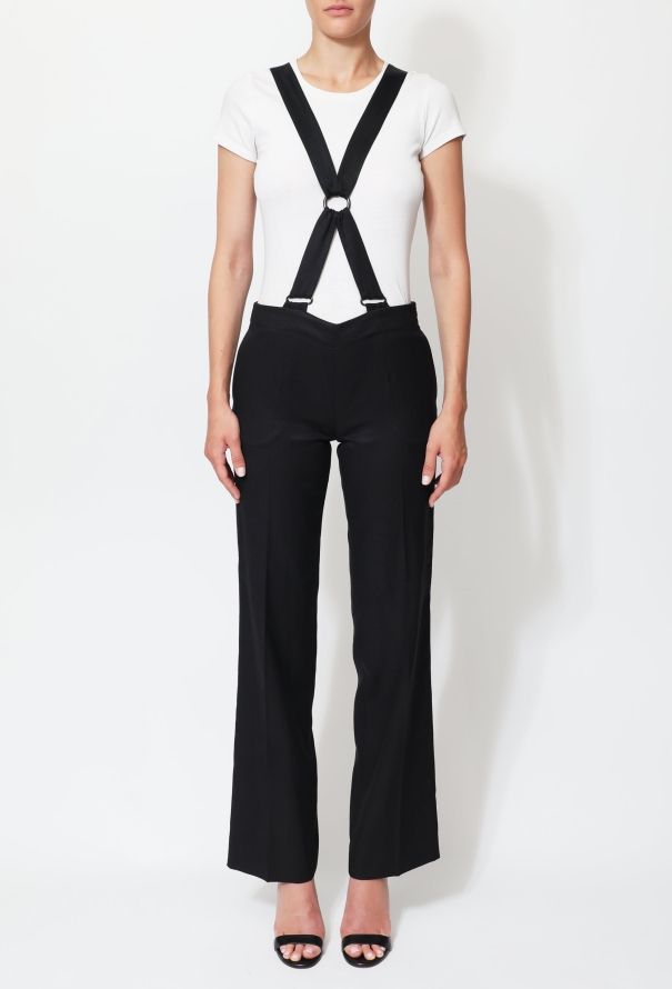 Jean Paul Gaultier 2003 Suspender Crêpe Smoking Trousers - 2