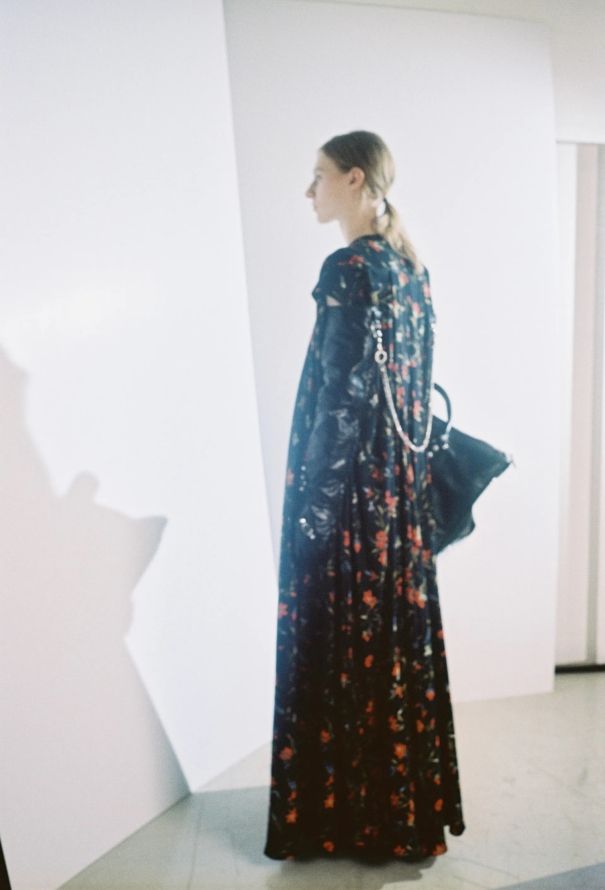Balenciaga Pre-Fall 2016 Floral Asymmetrical Dress - 2