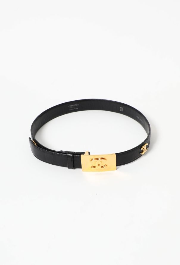 Chanel 1997 'CC' Leather Belt - 3