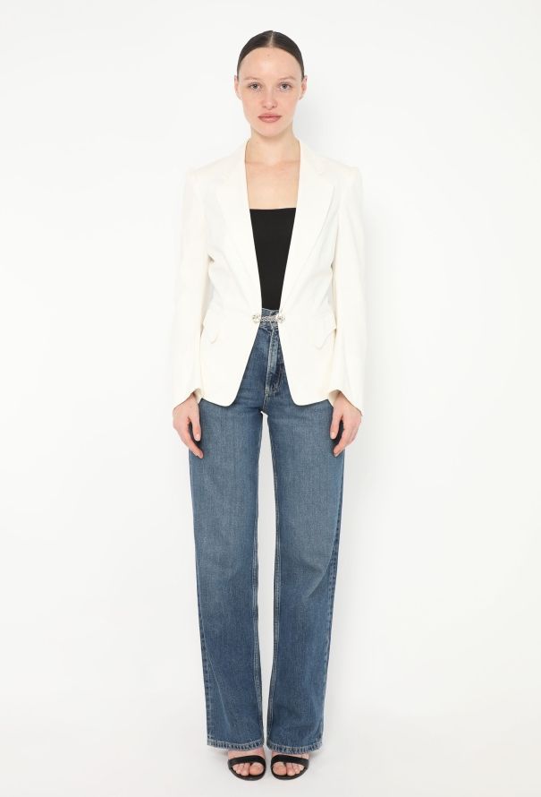 Balenciaga S/S 2006 Embossed Tailored Blazer - 3