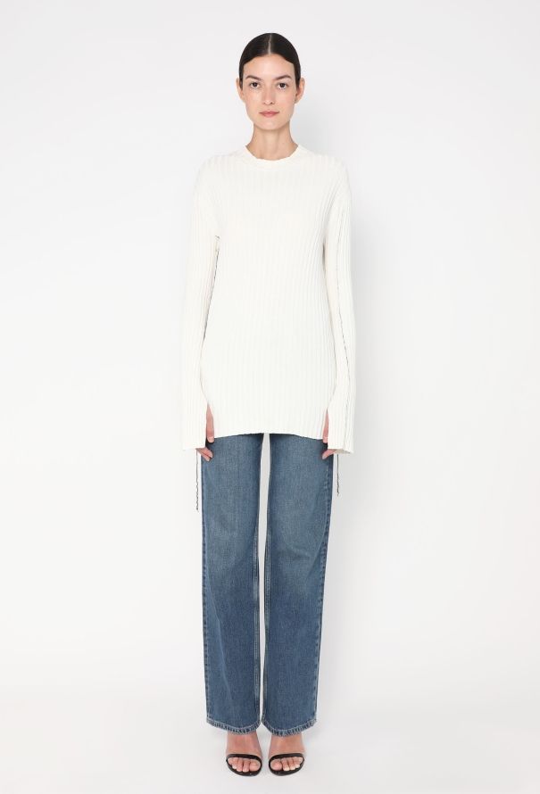 Céline 2014 Ribbed Slit Sweater - 2