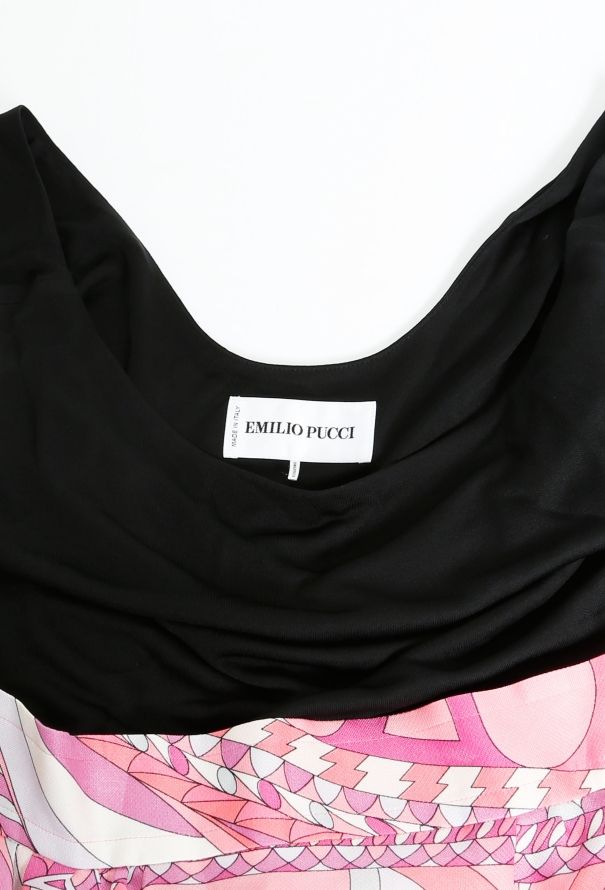 Emilio Pucci Resort 2012 Graphic Crêpe Tulip Dress - 5