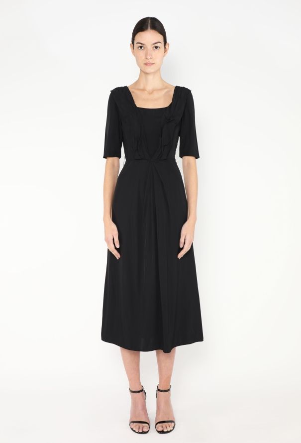 Prada 2019 Asymmetrical Ruched Dress - 3