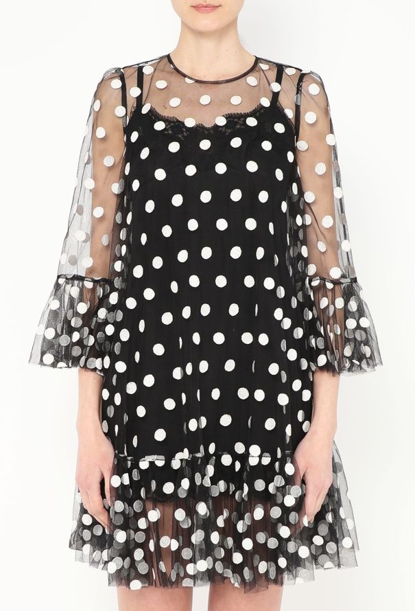 Dolce & Gabbana S/S 2015 Ruffled Tulle Dress - 3