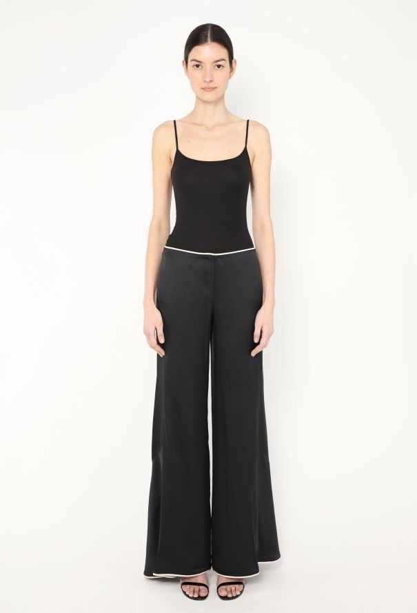 Chanel Resort 2009 Flared Charmeuse Pants - 4