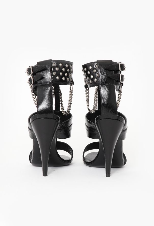 Saint Laurent F/W 2015 Studded Chainlink Pumps - 5