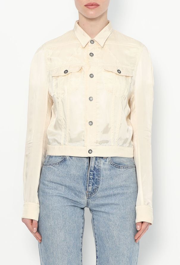 Balenciaga S/S 2003 Cropped Zip Top - 1