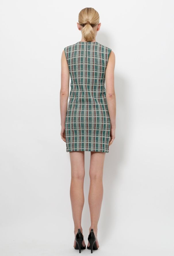 Céline S/S 2014 Tartan Dress - 5