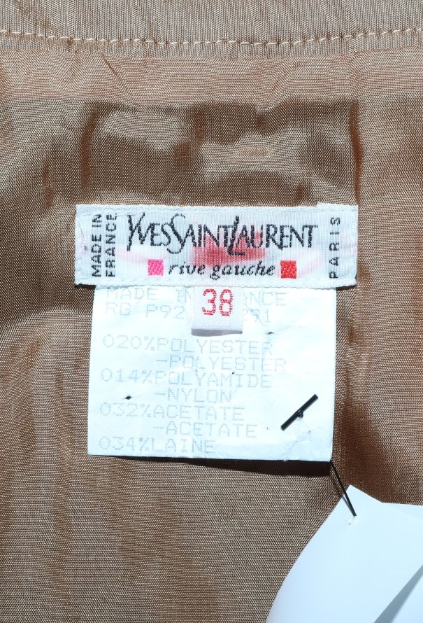 Saint Laurent 1992 Floral Brocade Skirt - 5