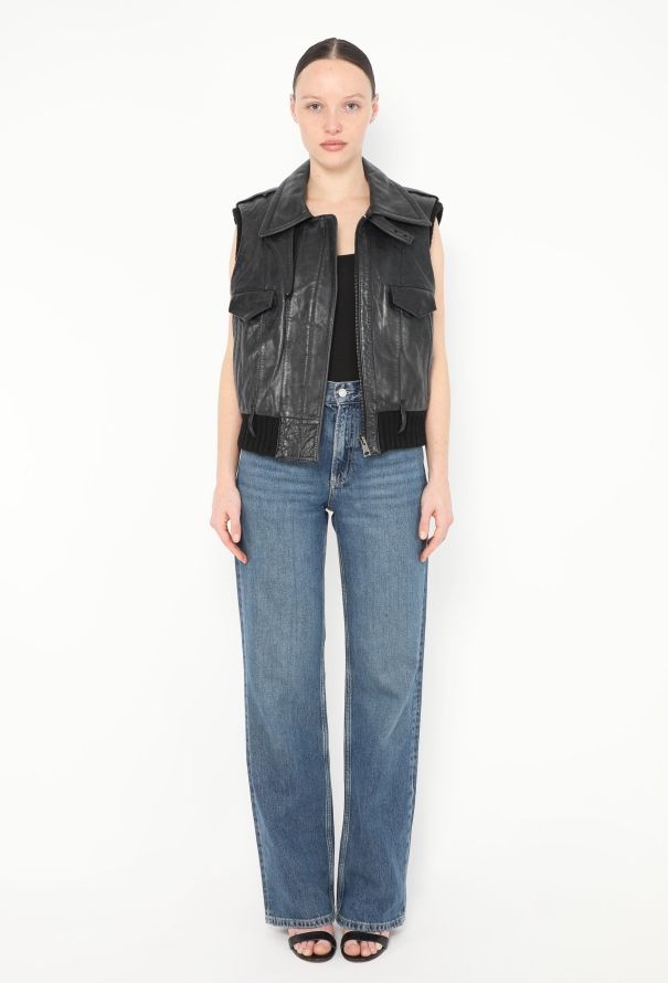 Balenciaga Iconic F/W 2002 Leather Vest - 3