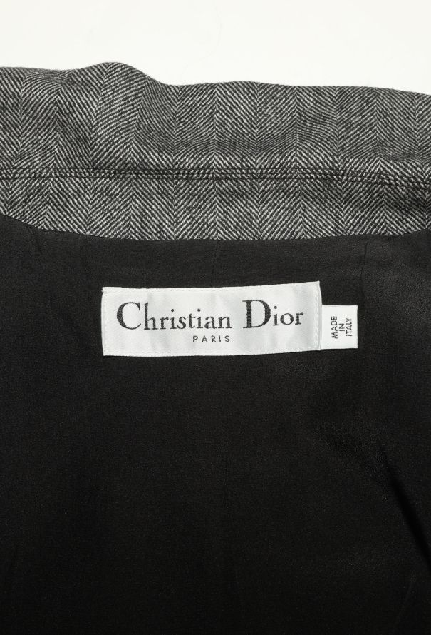 Dior 2024 Cropped Herringbone Ensemble - 8