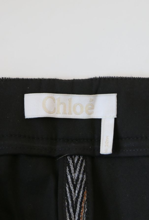 Chloé F/W 2019 Plaid Zip Trousers - 5