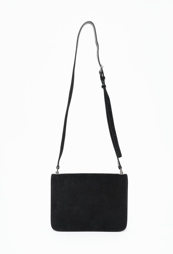 Saint Laurent Suede Carré Satchel Bag - 3