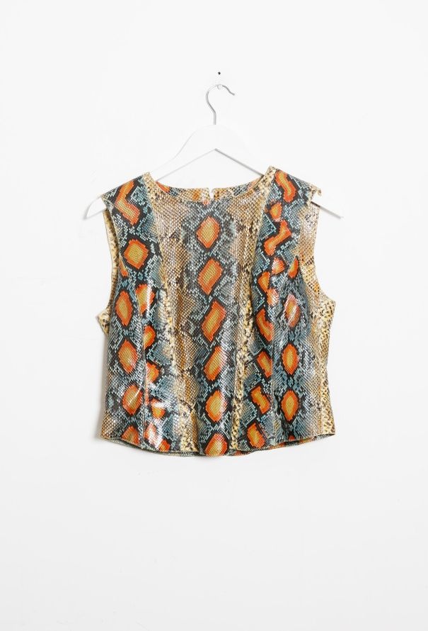 Chanel Iconic S/S 2000 Python Top - 6