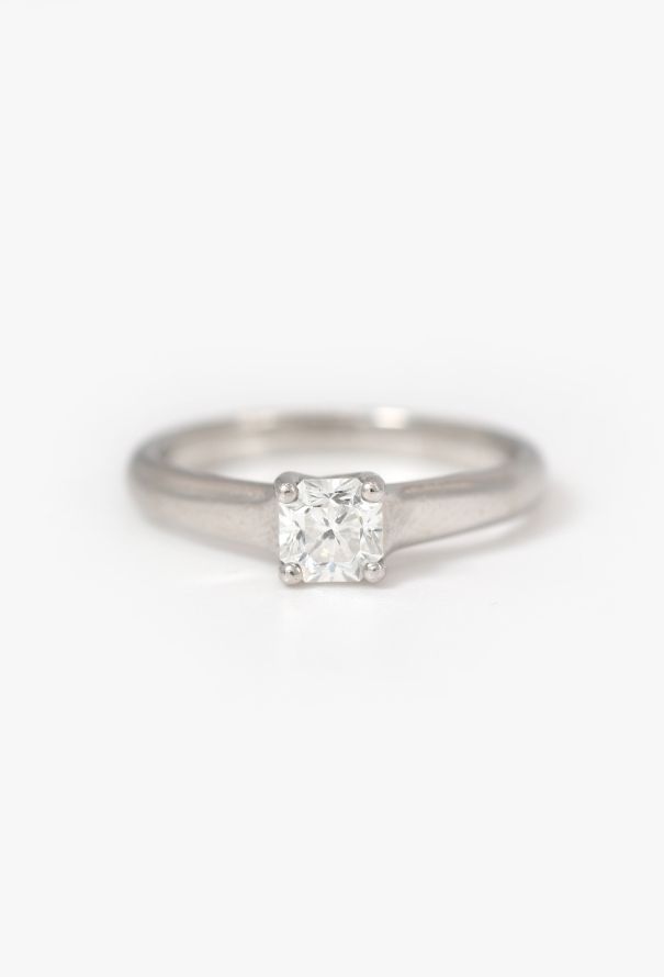 Tiffany & Co Lucida Platinum & Diamond Solitaire Ring - 1