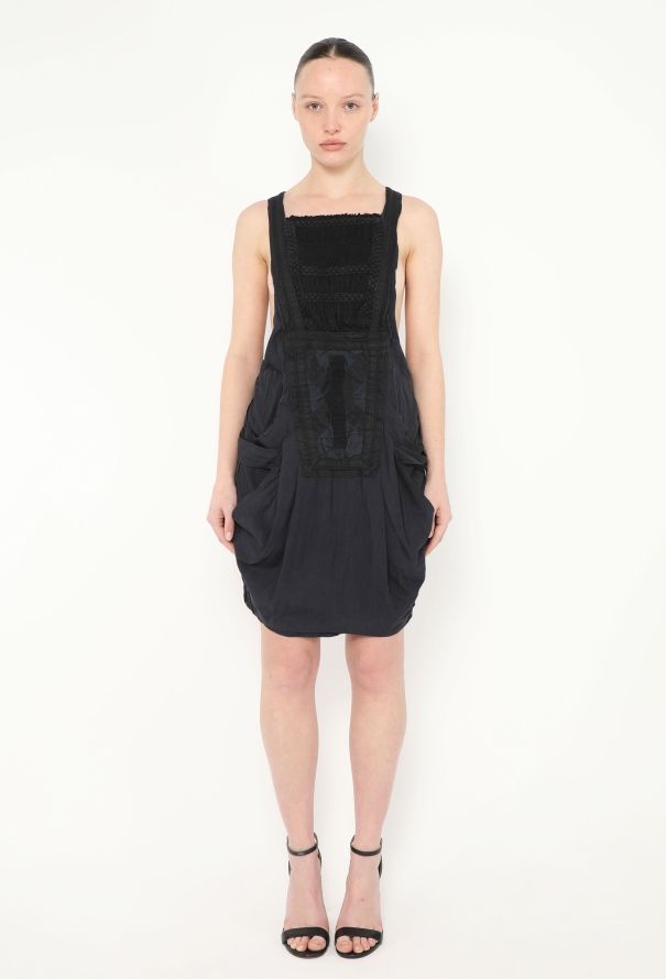 Balenciaga ICONIC S/S 2002 Le Dix Ruched Cargo Dress - 4