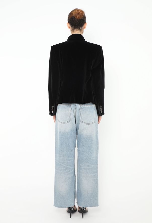 Saint Laurent F/W 2001 Tom Ford Velvet Jacket - 7