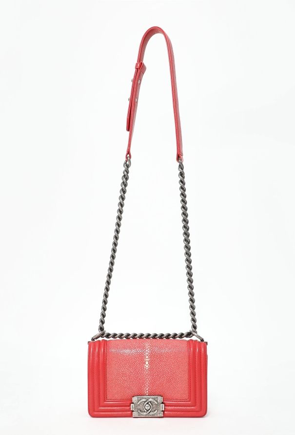 Chanel Galuchat Mini Boy Bag - 3