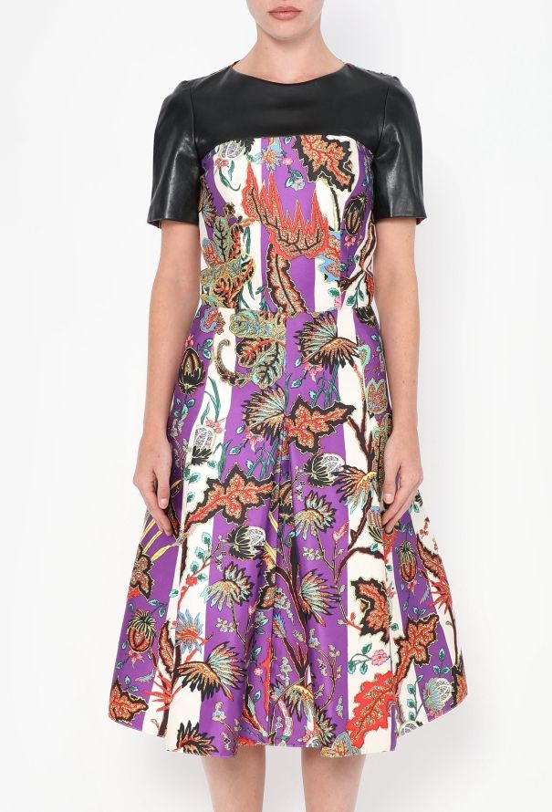 Balenciaga Pre-Fall 2011 Printed Cocktail Dress - 3
