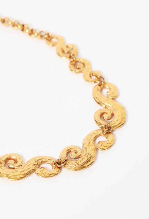 Saint Laurent Vintage Arabesque Collar Necklace - 4