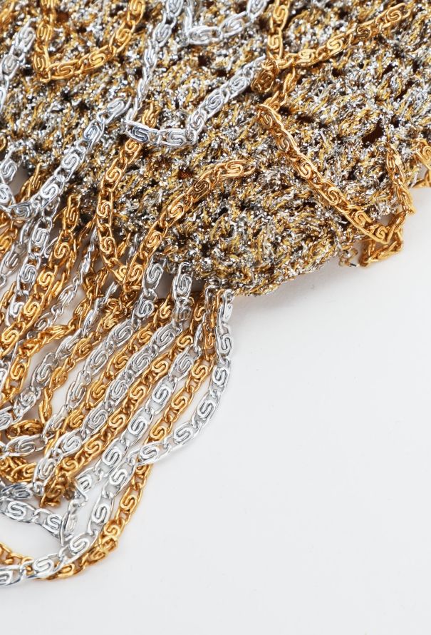 Azzaro Rare '70s Metallic Chandelier Set - 14