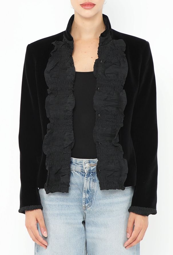 Saint Laurent F/W 2001 Tom Ford Velvet Jacket - 3