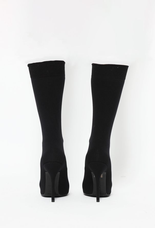 Balenciaga 2017 Knife Stiletto Sock Boots - 4