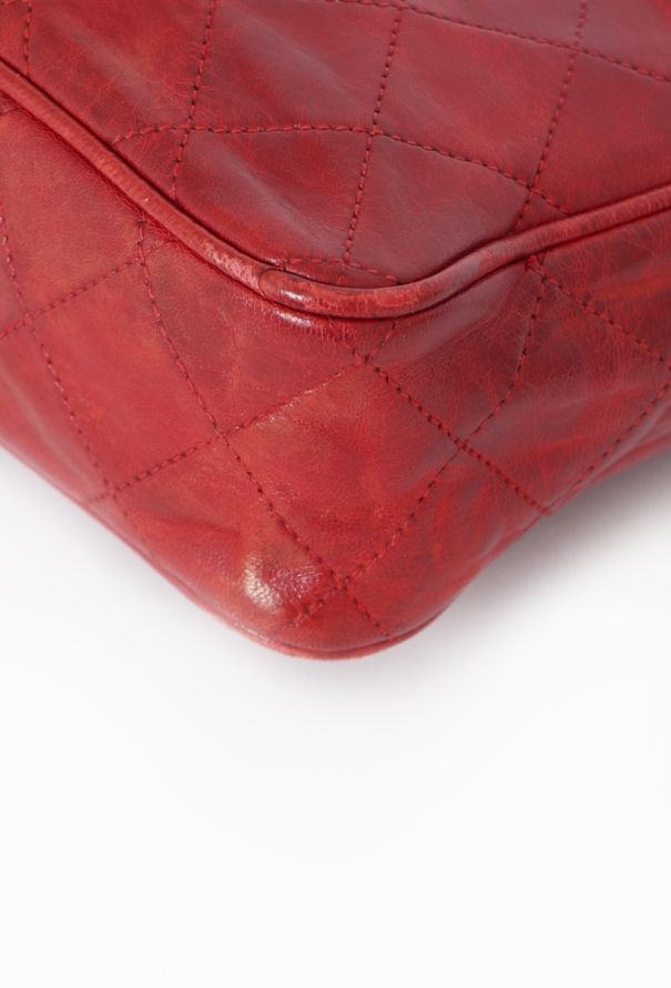 Chanel Vintage Red Camera Bag - 8