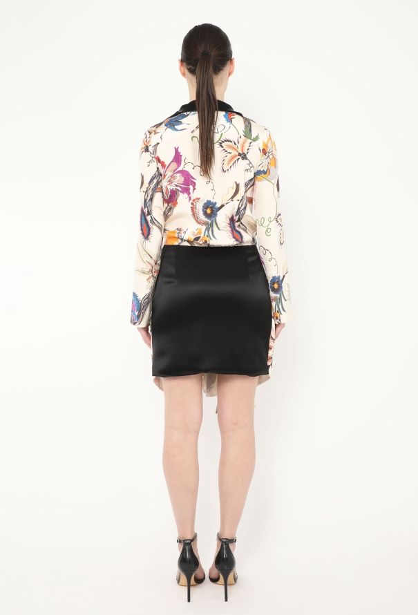 Balenciaga F/W 2011 Asymmetrical Floral Dress - 5