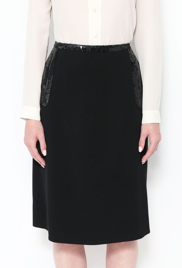 Chanel Sequin Trim Skirt Ensemble - 5