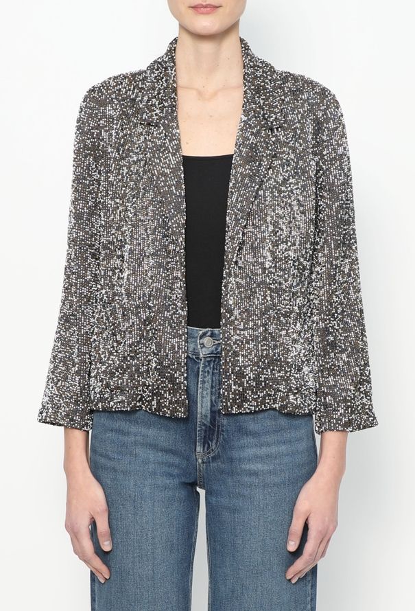 Chanel 1999 Iridescent Beaded Jacket - 1