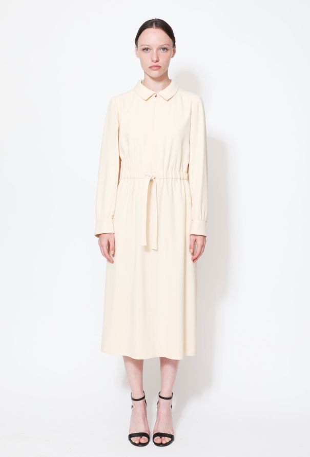 Courrèges 60s Couture Piqué Belted Dress - 1