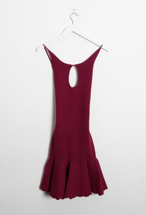 Saint Laurent S/S 2012 Cut-Out Flared Knit Dress - 5