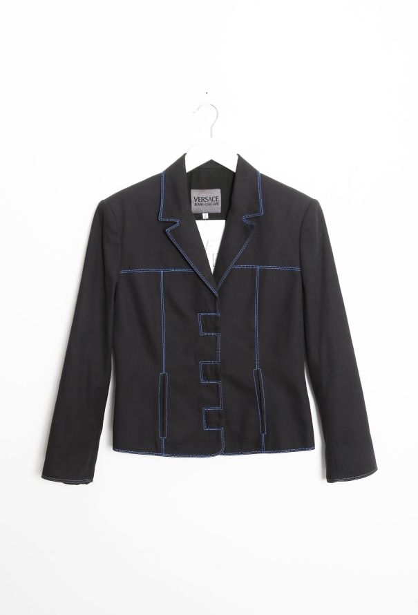 Gianni Versace Jeans Couture' Stitched Trim Dress Ensemble - 7