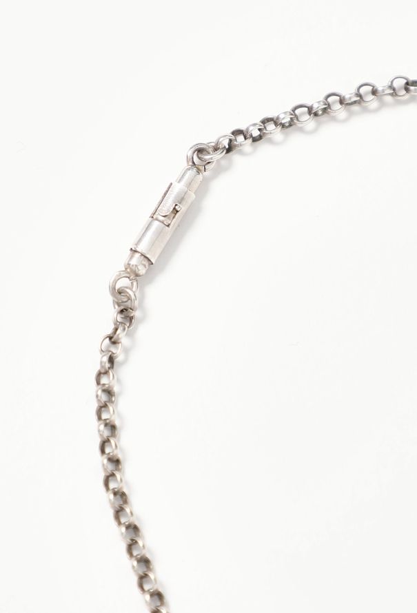 Vintage Fine Jewelry Silver & Diamonds Butterfly Cross Necklace - 6